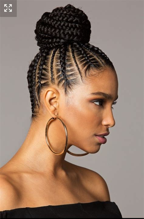 updos for braids for black hair